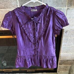 Comity Purple Blouse M